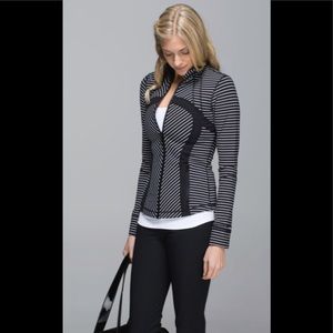 Lululemon defined parallel  stripe jacket